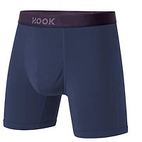 Pack#15 : 5 boxers Max 3X Bleu Nautique et 2X Gris Ardoise