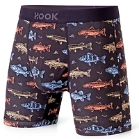 Pack#18 : 5 boxers Max 1x Pizza, Palmiers, Québec, Requins et Pêcheurs