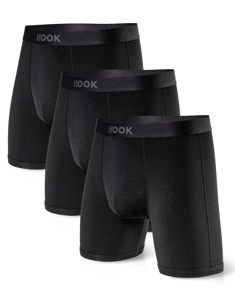 3 Boxers Max Premium – 6 po : 3X Noir