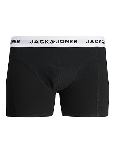 Solid Black & White Boxer Shorts