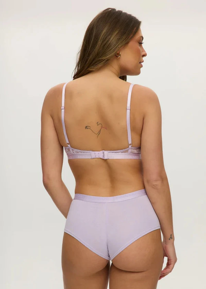 Soutien-gorge en dentelle intime Purple Pastel