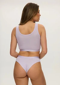 Soutien-gorge défini Crop Purple Pastel