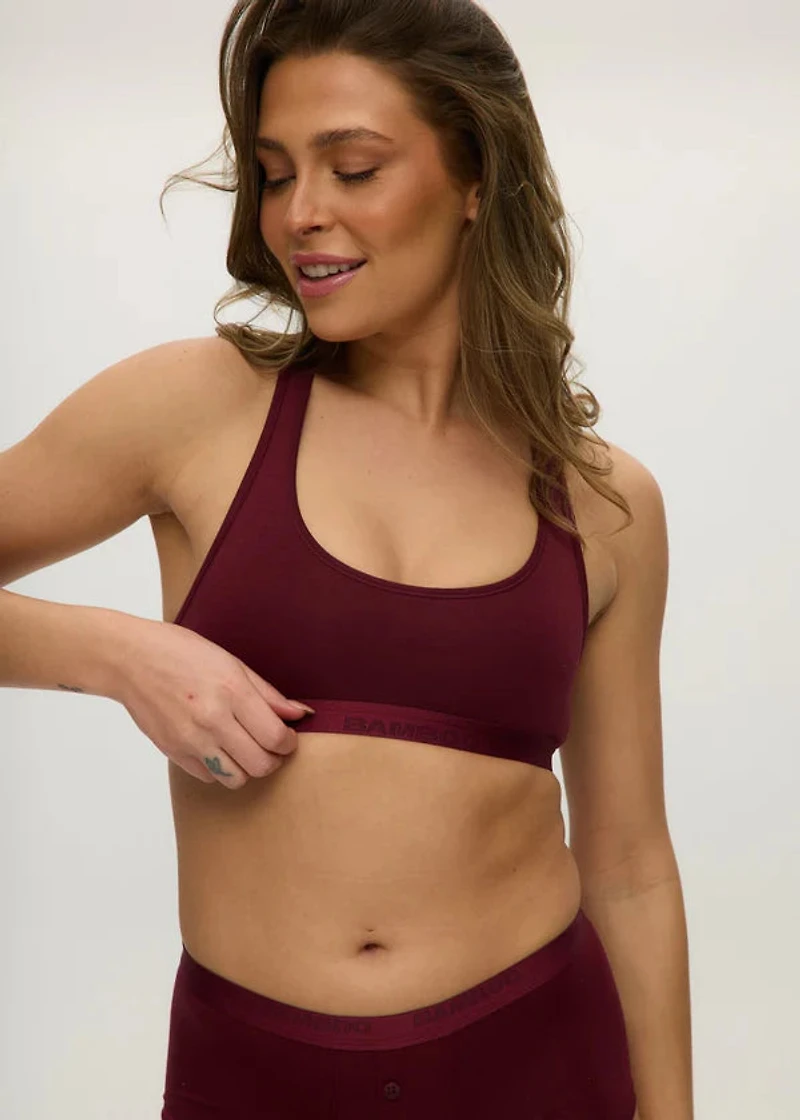 Soutien-gorge de sport Toned Wine & Rose