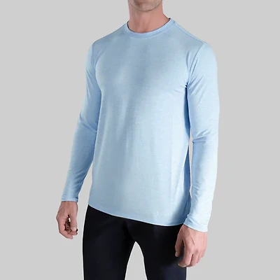 Luxury Heathered Light Long Sleeve Sweater