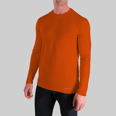 Luxury Deep Orange Long Sleeve Sweater
