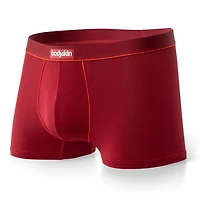 3 Boxers courts Daily : Gris mix, noir et charocal bordeaux