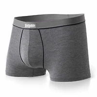 3 Boxers courts Daily : Gris mix, noir et charocal bordeaux