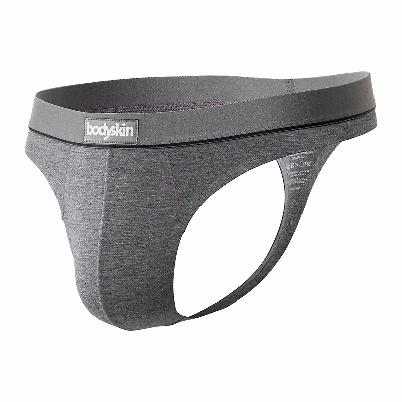 3 strings Daily : Gris mix, noir et charocal bordeaux