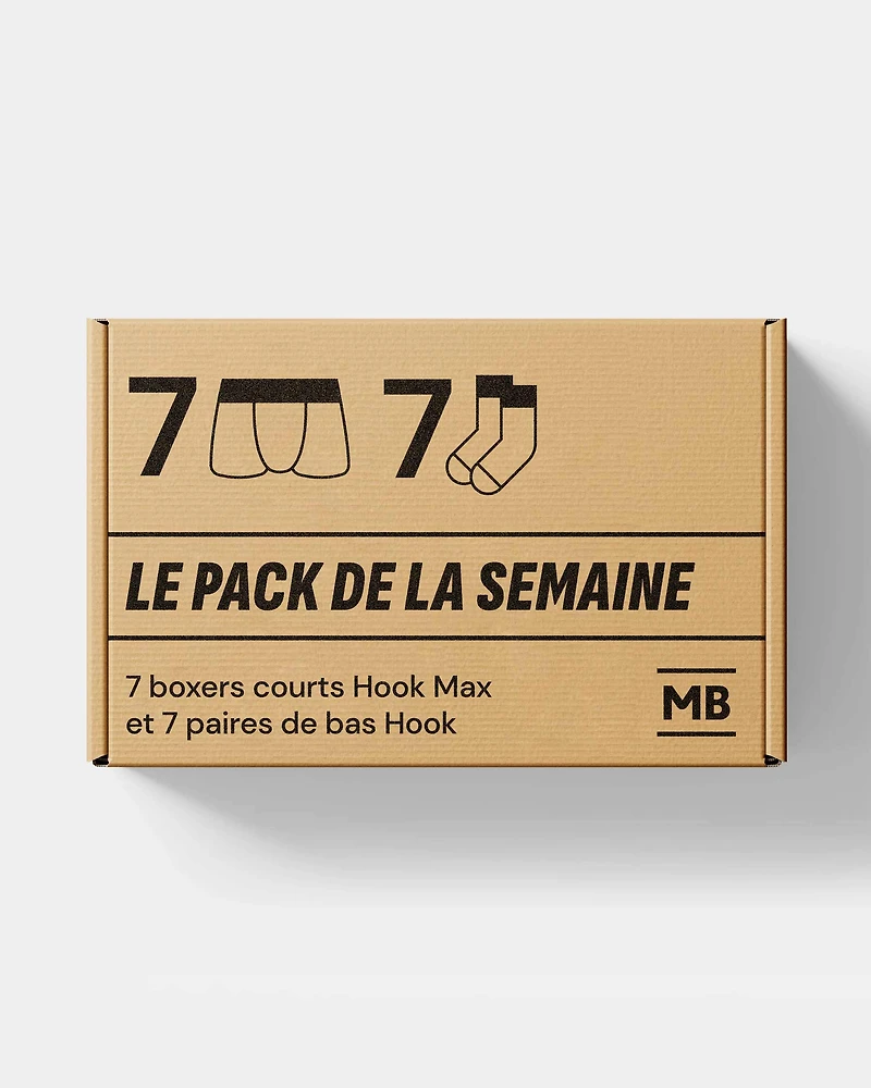 Pack of the week: 7 Hook Max boxer shorts and pairs socks