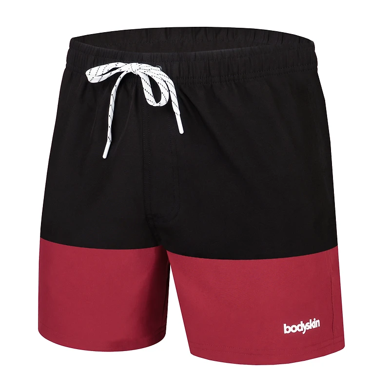 Maillot de bain Wave : Noir & bourgogne