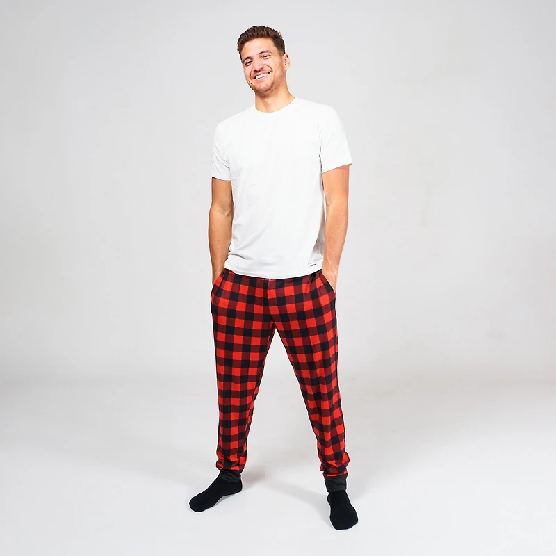 Pantalon de Pyjama Malone Buffalo Red Black