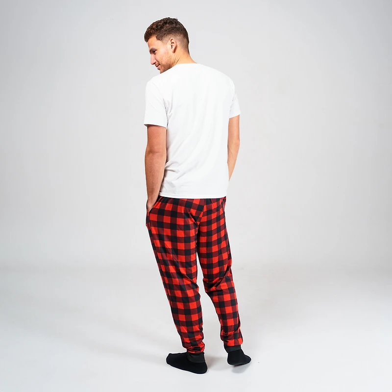 Pantalon de Pyjama Malone Buffalo Red Black