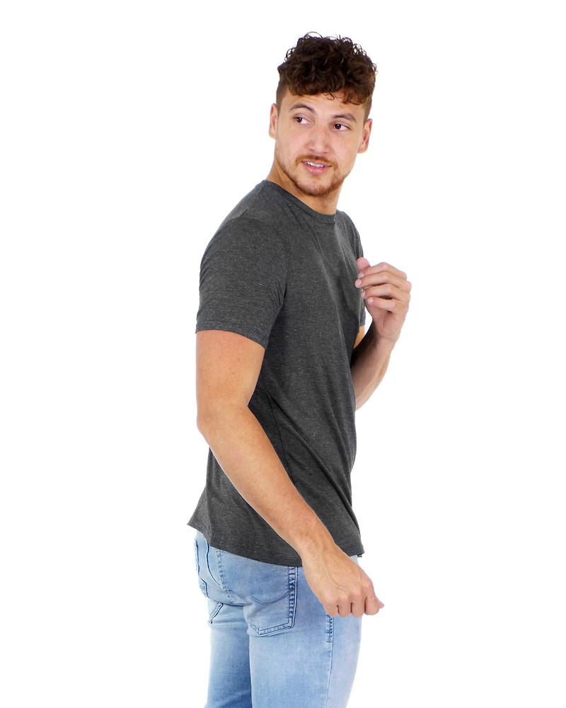 3 t-shirts en bambou : Charcoal