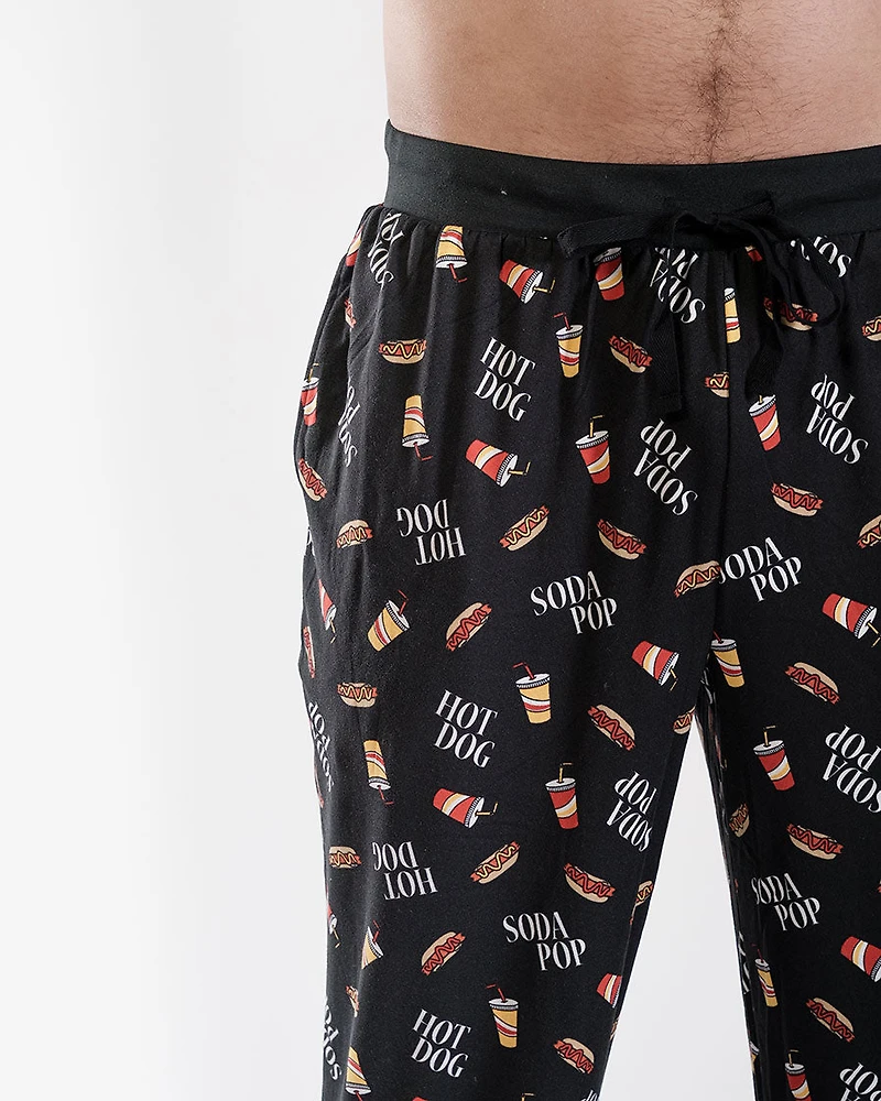 Malone Hot Dog and Soda Pajama Pants