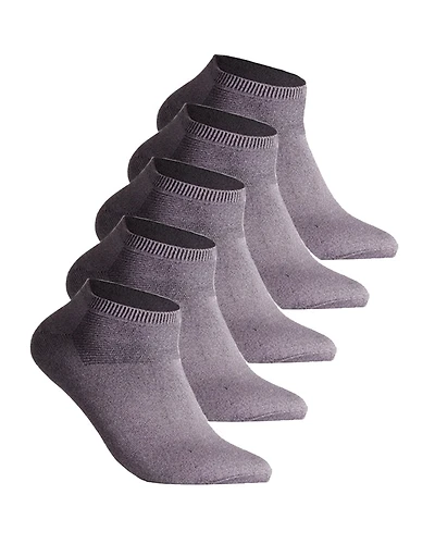 5 bas courts Nu : Charcoal