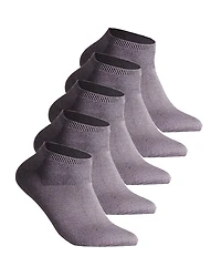 5 bas courts Nu : Charcoal