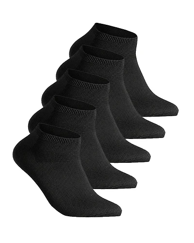5 bas courts Nu Essentiel : Noir