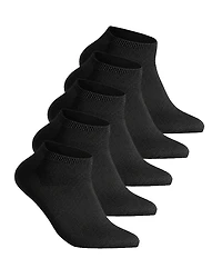 5 bas courts Nu Essentiel : Noir