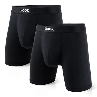Pack of 2 Hook Max boxers: Black