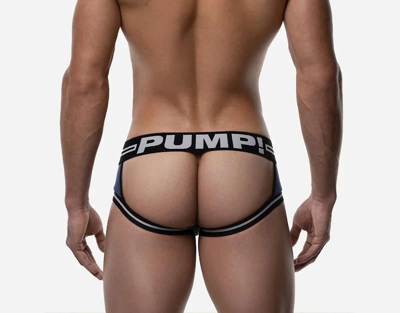 Backless Round2 Blue short boxer