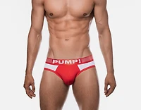 Pump! - Brief : Ribbed Red