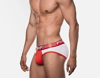 Pump! - Brief : Ribbed Red