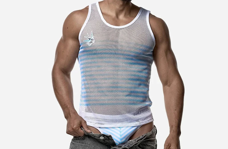 Sailor Mesh Tank Top