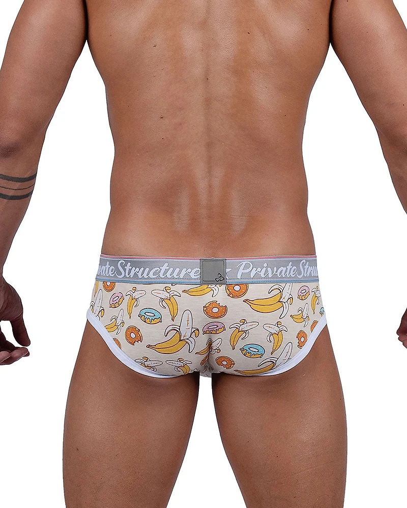 Slip Private Structure mini brief Tea break Ivory