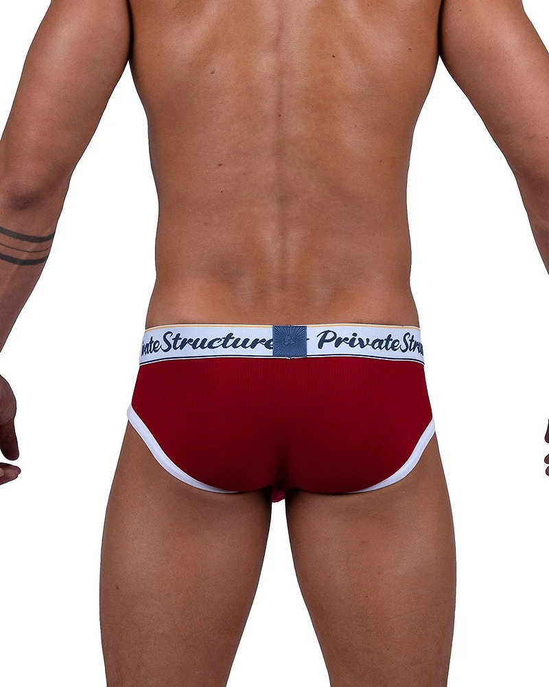 Slip Private Structure mini brief Rumba Red