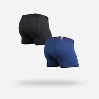 Pack de 2 boxers courts Classic Black and Navy