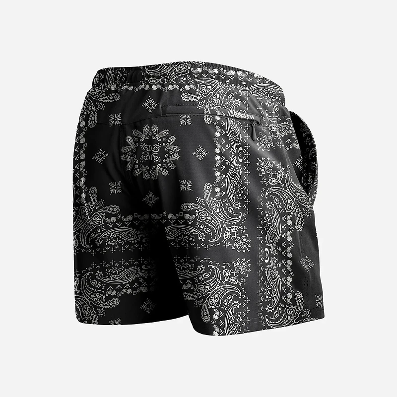 Maillot Agua Volley 2N1 5" BANDANA-BLACK