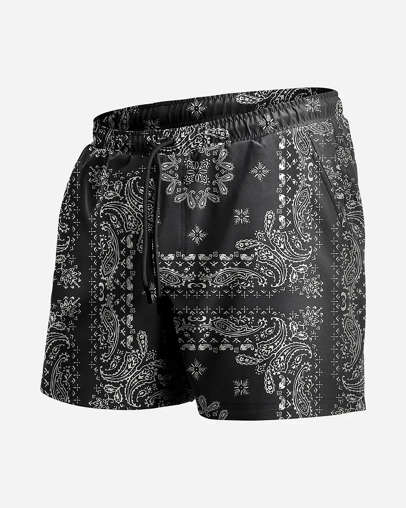 Maillot Agua Volley 2N1 5" BANDANA-BLACK