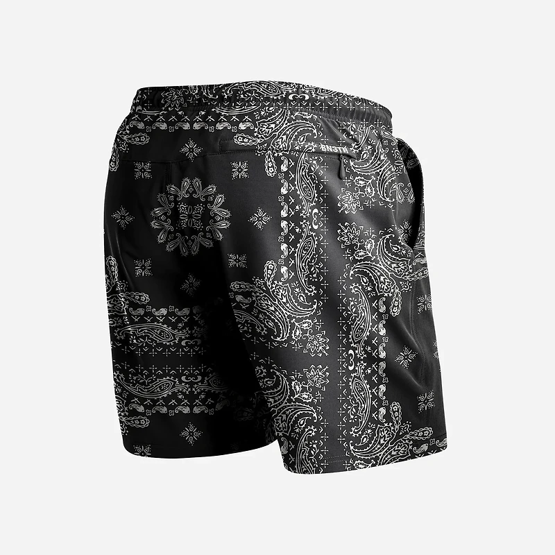 Maillot Agua Volley 2N1 7" BANDANA-BLACK