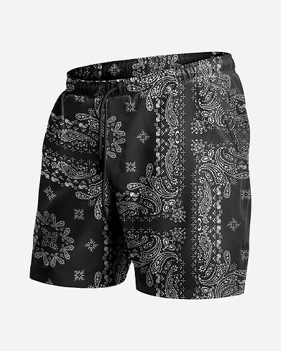 Maillot Agua Volley 2N1 7" BANDANA-BLACK