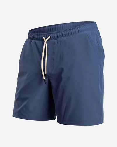 Maillot Agua Volley 2N1 7" Navy