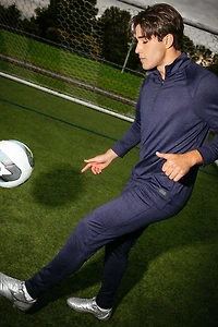 Pantalon jogging Peakdaze performant en maille douce MARITIME HEATHER