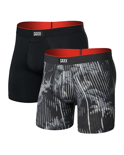 Pack of 2 Multi Sport Mesh Boxers, Screen Protector/Black