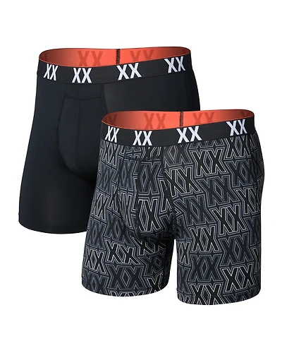Pack of 2 Multi-Sport Mesh Boxers XXCELLENCE/BLACK