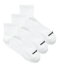 Pack de 3 paires de chaussettes courtes Luca White