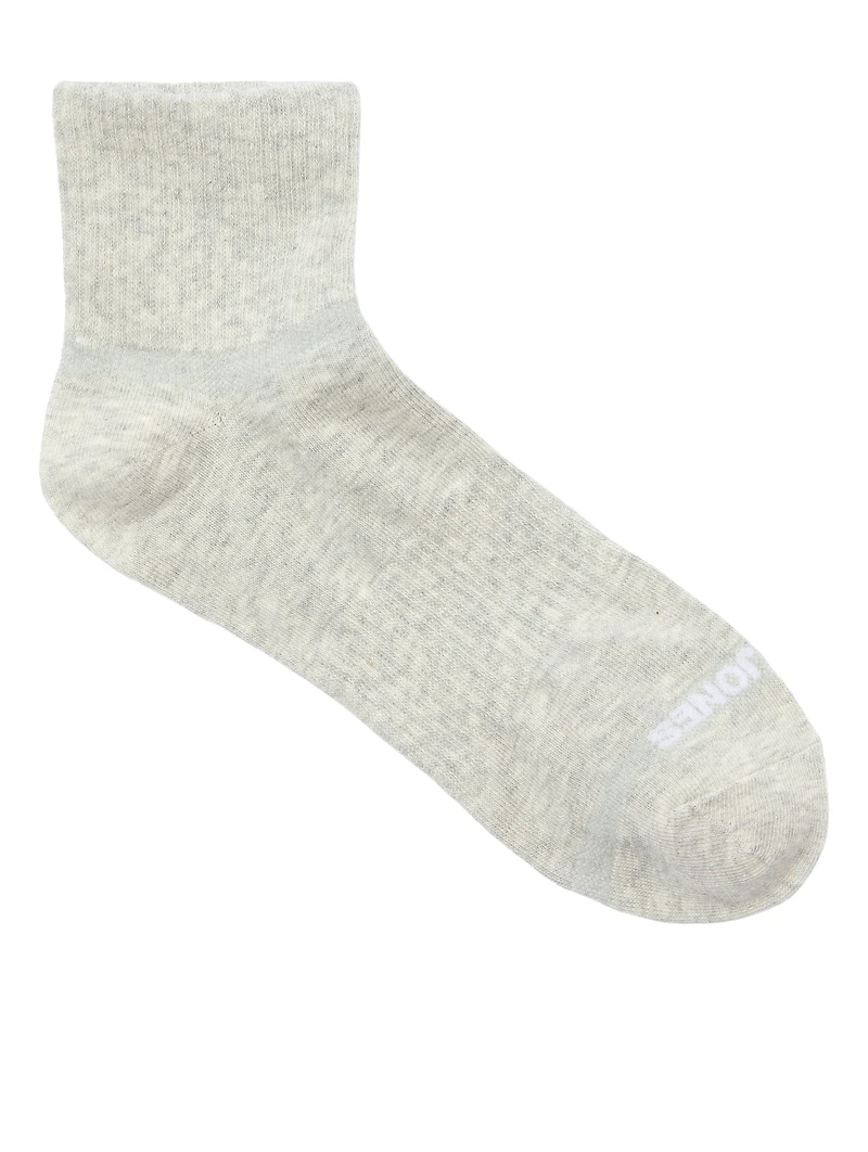 Pack of 3 pairs of short socks Luca Grey/Black