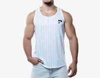 Sky Blue Striped Tank Top