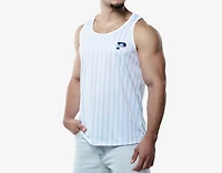 Sky Blue Striped Tank Top