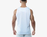 Sky Blue Striped Tank Top