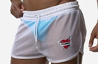 Short en mesh White