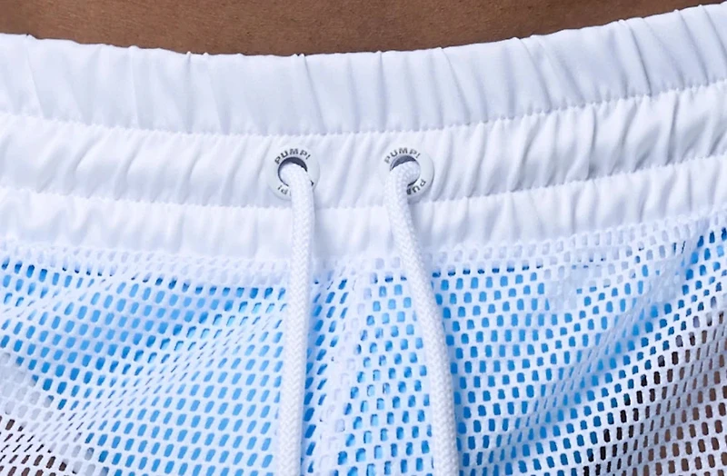 Short en mesh White