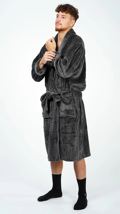 Robe de chambre Wanted Cable Grise
