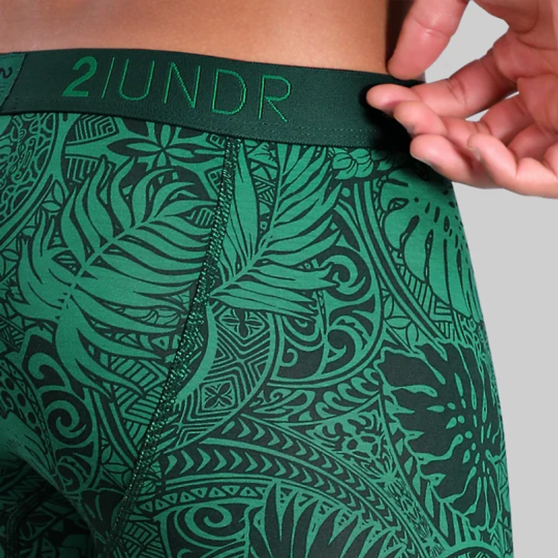 Swing Shift Short Boxer Brief Coastal Green