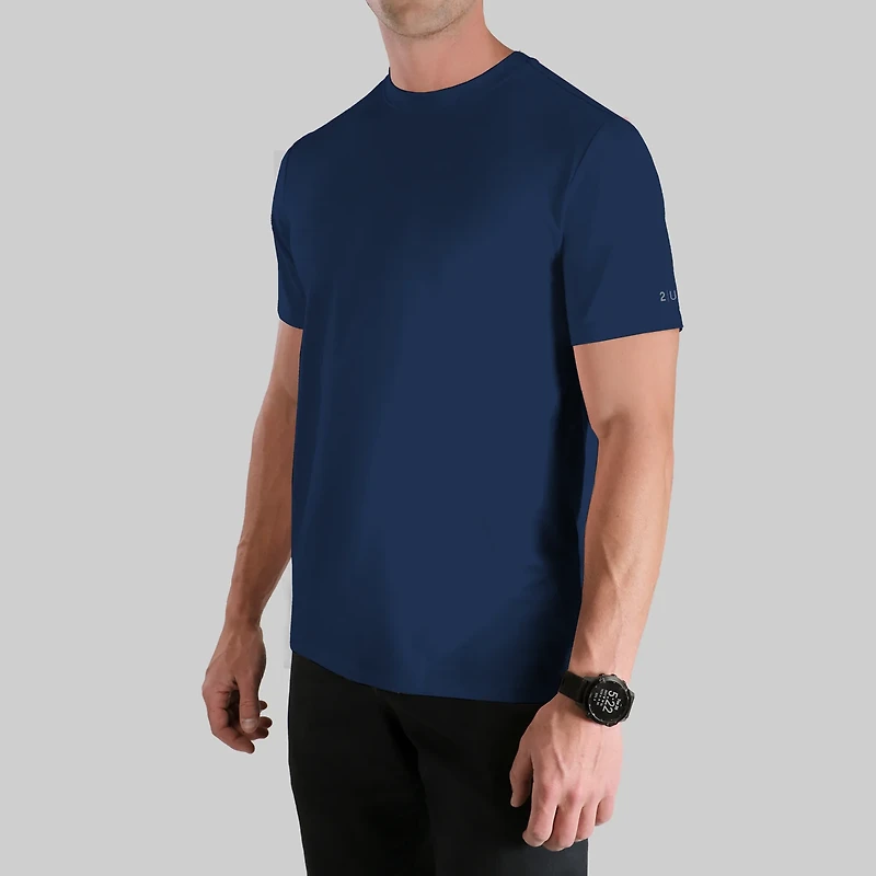 Luxury Navy Crew T-Shirt