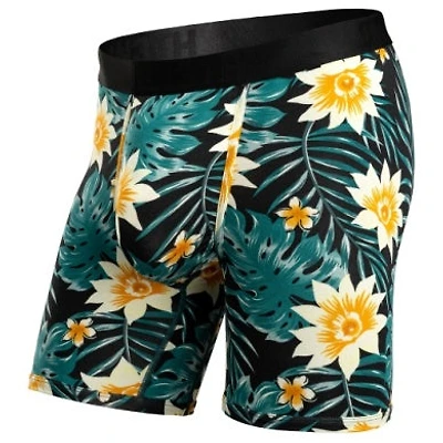Boxer Classic Print Tropical Floral Black
