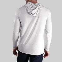 Luxury White Long Sleeve Hooded Sweater